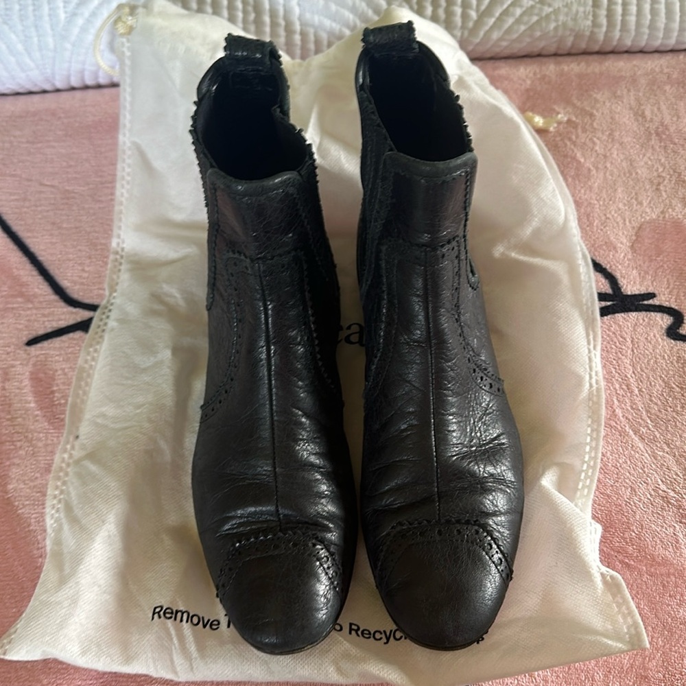 Balenciaga Black Moto Boots